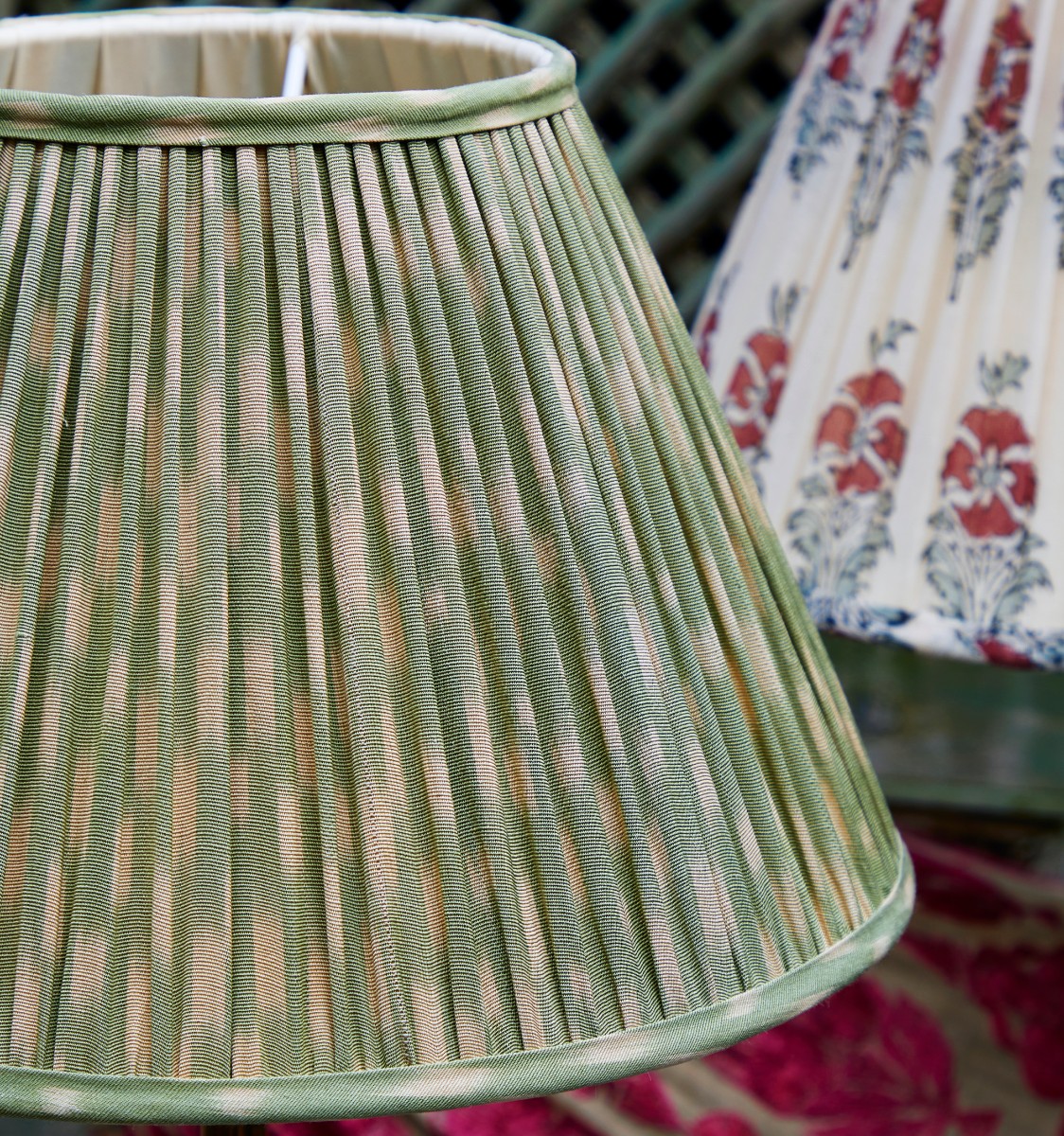 12" Ikat Shade Amu Ikat Shades Collection Robert Kime Ltd.