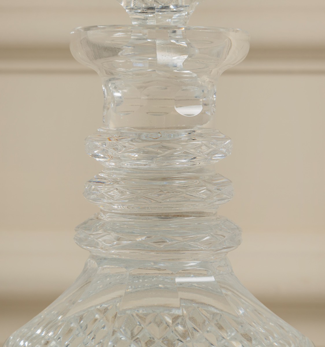 Pair of cut glass magnum decanters | Robert Kime Ltd | Antiques