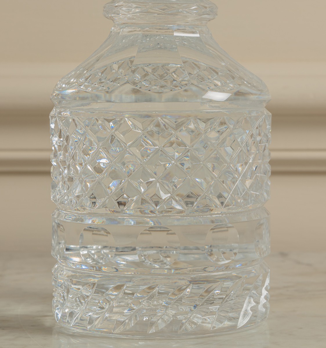 Pair of cut glass magnum decanters | Robert Kime Ltd | Antiques