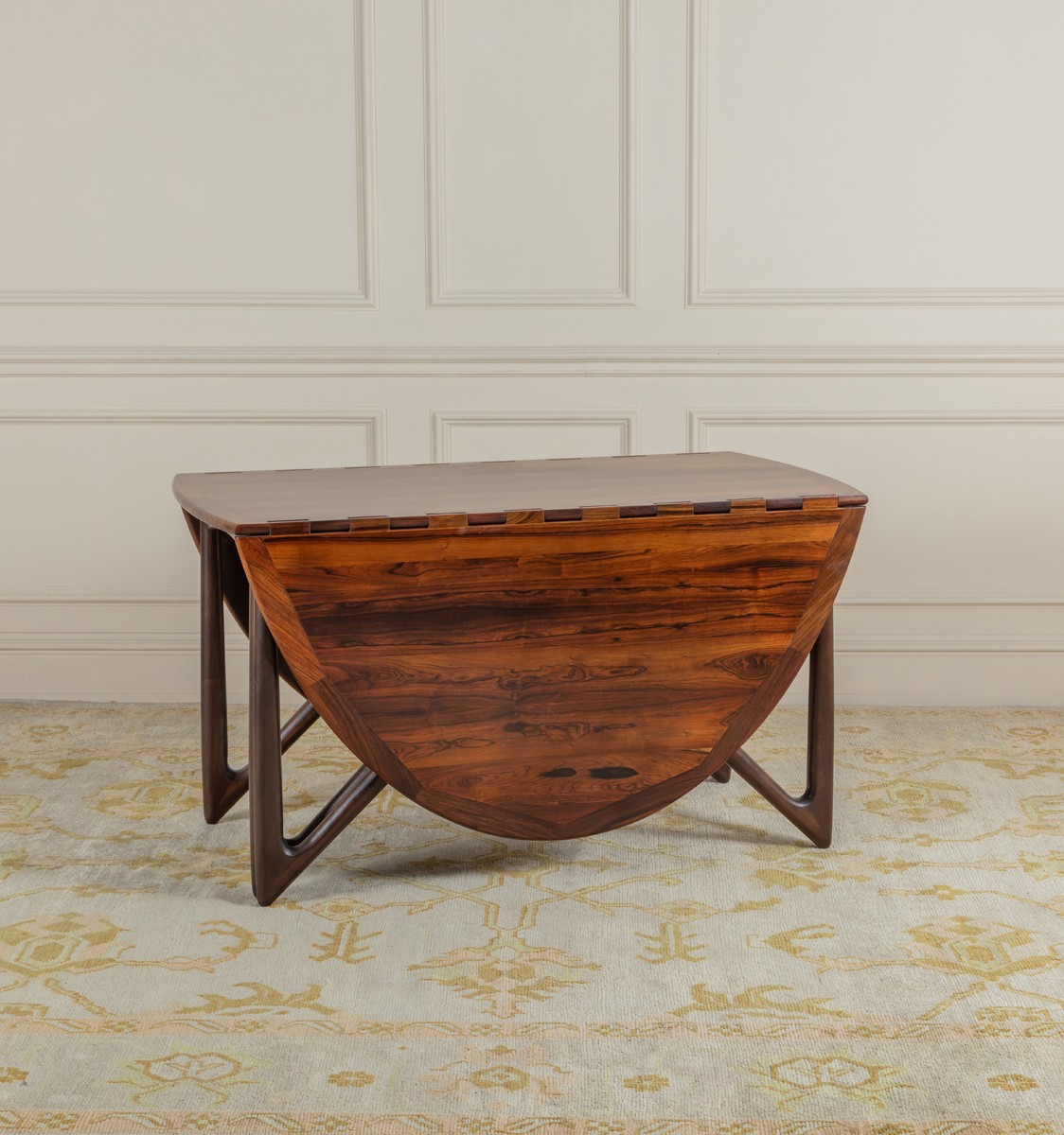 A Danish Mid 20th Century Rosewood Drop Leaf Table Tables New